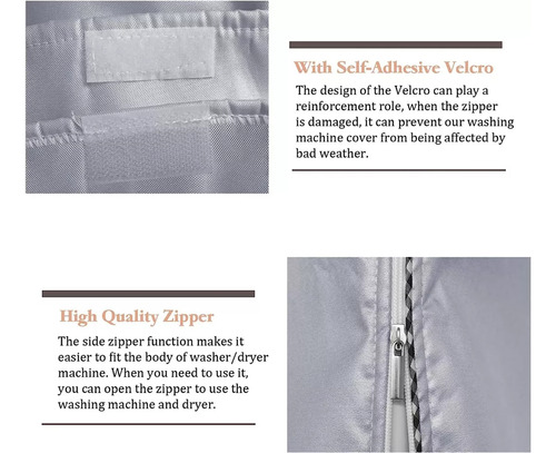 Funda De Lavadora Impermeable Y Resistente A Rayos Uv