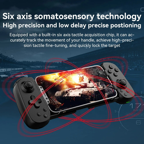 . Controlador De Juego Inalámbrico D6 Gamepad Joystick