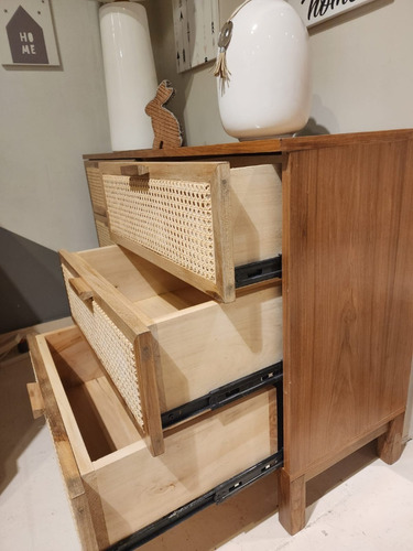 Imagen 5 de 10 de Comoda Cajonera Thor 6 Cajones Madera Maciza Petiribi