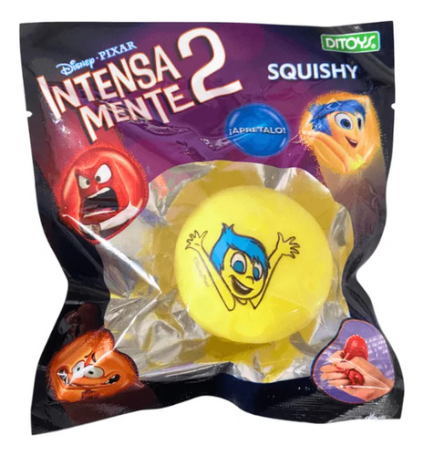 Squishy Personajes De Intensamente 2 Ditoys 2837 Color Alegria