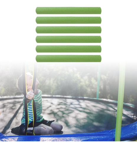 6 Fundas De Espuma Para Poste De Trampolín, Fundas De Verde