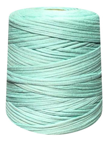 Fio De Malha Para Crochê Artesanato Colorido 1 Kg Cor Verde Água