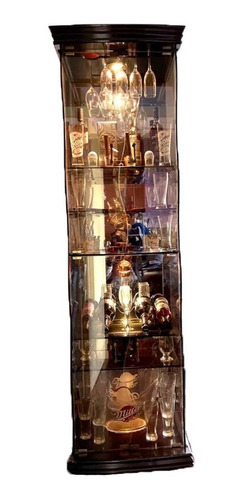 Imagen 2 de 8 de Bar Vitrina, Mueble Bar Vinera Con Iluminacion