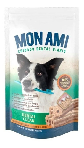 Snacks Para Perros Salud Bucal Mon Ami Dental Clean 75 Gr