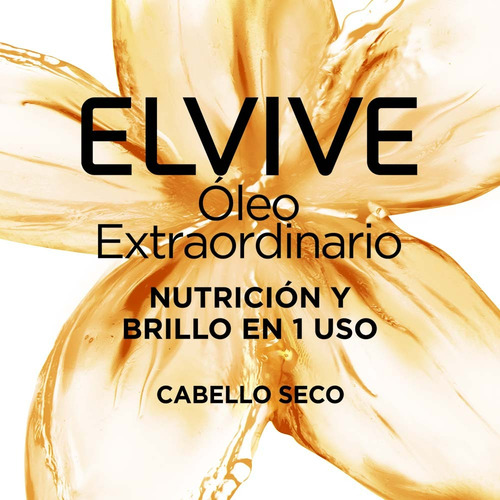 Imagen 7 de 8 de Kit Elvive Óleo Shampoo, Acondicionador, Crema Y Óleo
