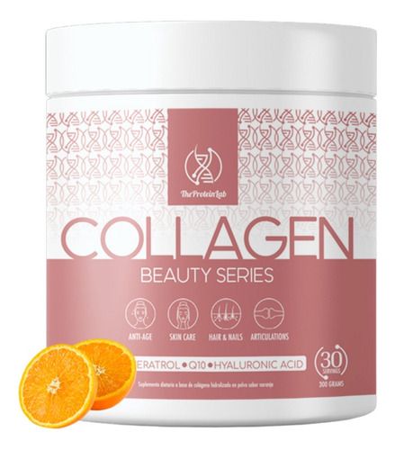 Suplemento En Polvo The Protein Lab  Collagen Beauty Series Colágeno Sabor Naranja En Pote De 300g