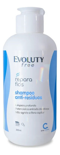 Evoluty Free Shampoo Antiresíduos Repara Fios 300g