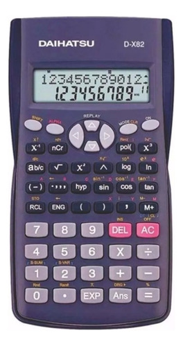Calculadora Científica Daihatsu Dx82 240 Igual A Casio Fx82 Color Negro
