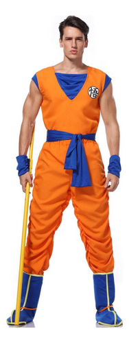 Disfraz Masculino De Son Goku De La Película Seven Dragon Ba