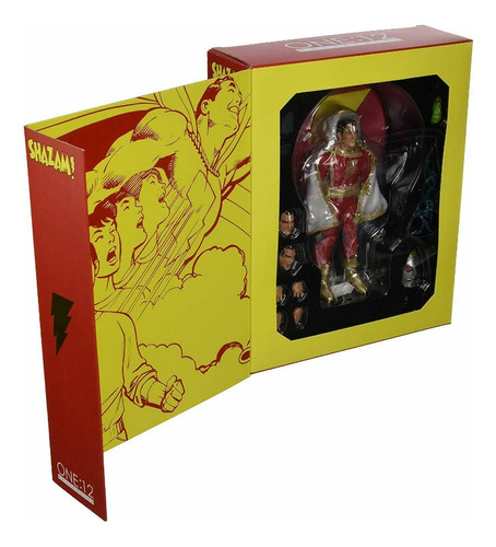 Shazam (bill Batson) Nuevo En Caja Con Base Y Accesorios