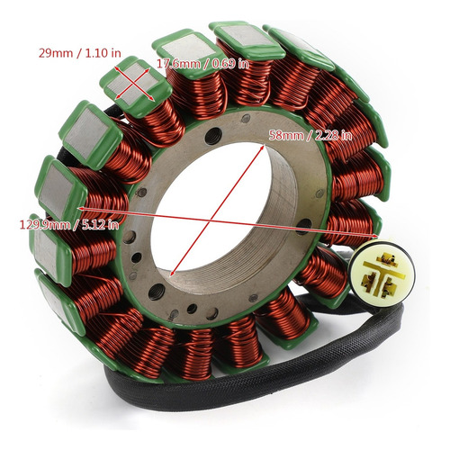 Generador Estator Para Yamaha F75 F80 F90 F100 Hp 4 Tiempos