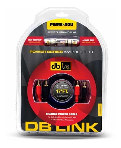 Kit De Instalacion Calibre 8 Db Link Pwr8-agu 5.18m Amplis