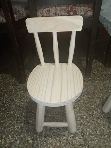 Sillita Para Niño En Madera