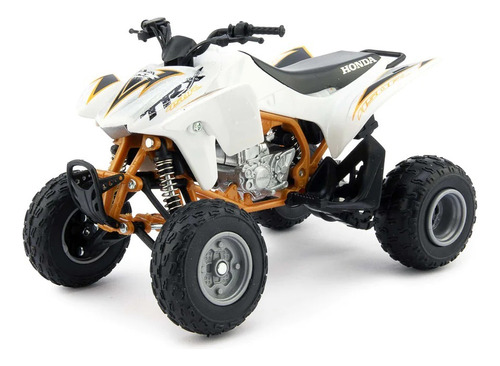 Cuatriciclo Honda Trx 450r Quad Blanco - Moto New Ray 1/12