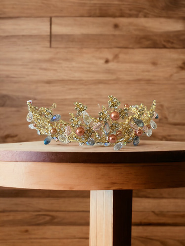 Corona Tiara Novia Boda Quinceañera Fiesta Cumpleaños