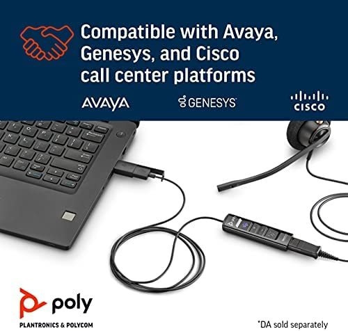 Audífonos Con Cable Plantronics 89433-01, Negro
