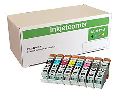 Inkjetcorner - Juego De 8 Cartuchos De Tinta Compatibles Par
