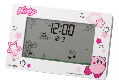 Reloj Digital Kirby Con Alarma Y Sonidos