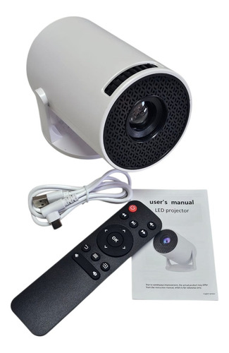 Mini Proyector Portátil Full Hd 1080p 5v 2a Wifi Envios Blanco