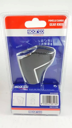 Perilla Pomo Palanca Cambio Universal Sparco Negra / Cromada