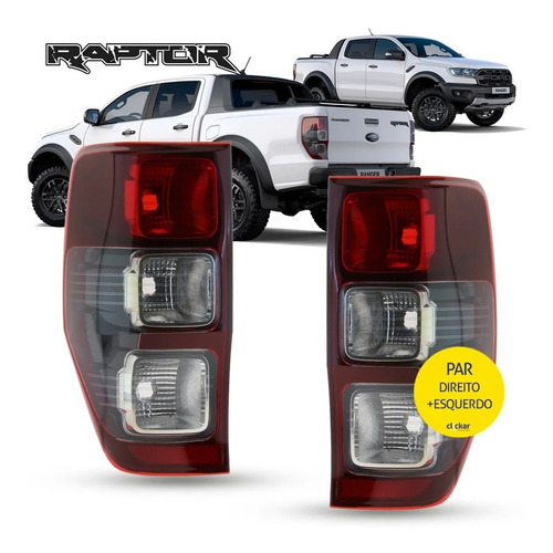 Juego Faros Opticas Ranger Raptor 2016 2017 2018 2019 2020