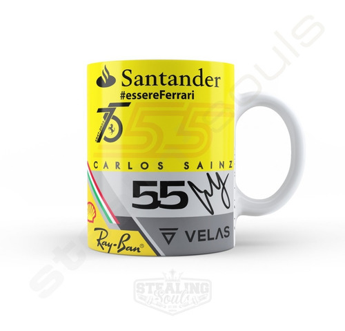 Taza Fierrera - Carlos Sainz #10 | Formula 1 / F1 / Ferrari