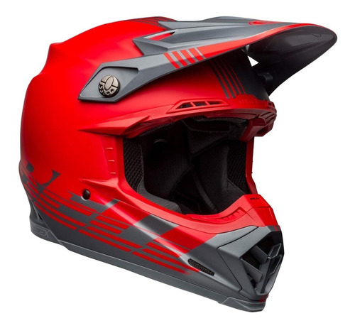 Casco Bell Moto-9 Flex Para Cross/enduro Louver Red