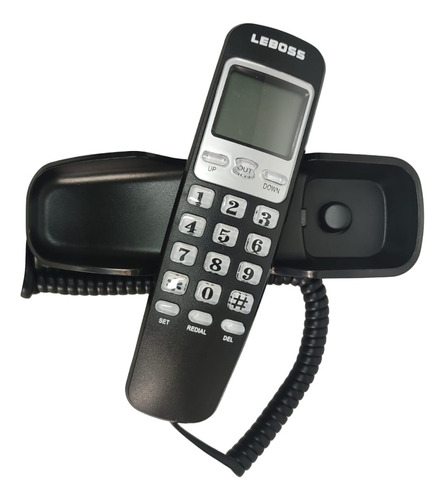Teléfono Fijo Display Lcd Registro Llamadas Remarcación Casa