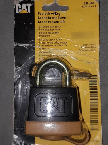 Llave Original Caterpillar Con Candado. 