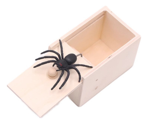 W 2pcs Caja Con Araña Para Bromas