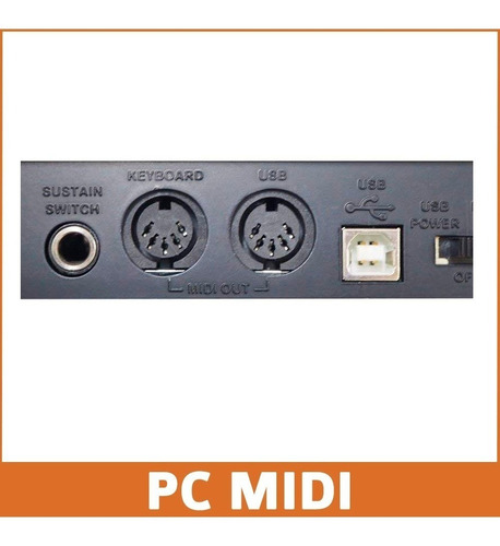 Midiplus Ak490 Teclado Controlador Midi 49 Teclas Sensitivo