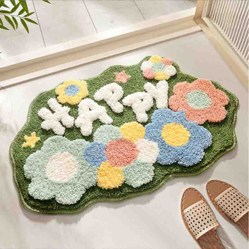 Alfombra Decorativa Suave Para Funda De Baño De 45 X 70 Cm