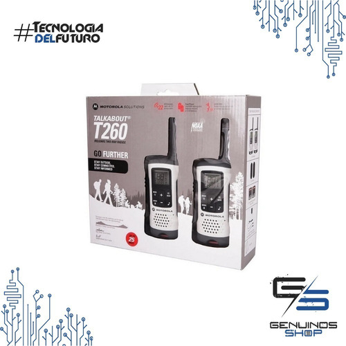 Radios De Comunicación Walkie Talkie Motorola T260 Talkabou