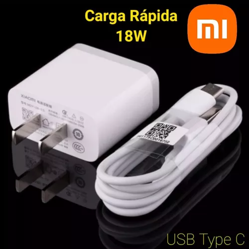 Comprar Cargador y Cable Tipo C de Carga Rapida Xiaomi Original
