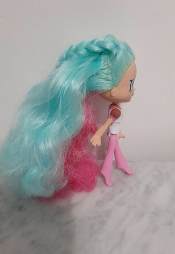 Muñeca Shopkins Chef- Club Shoppies Peppa- Mint 12 Cm. (Usado)