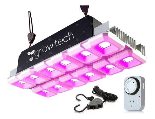 Panel Led Growtech Indoor 600w Full Spectrum Poleas Timer