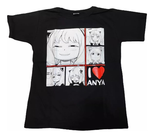 Remera Spy Family Anya Anime Algodon Excelente Diseño