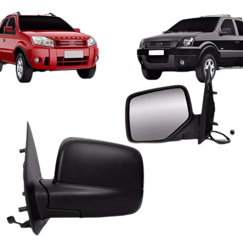 Retrovisor Ford Ecosport 2003 A 2007 Eletrico Esquerdo