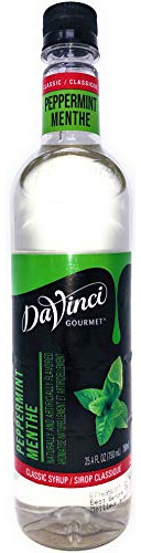 Sirope Clásico De Menta Davinci Gourmet, Botella De 750 Ml