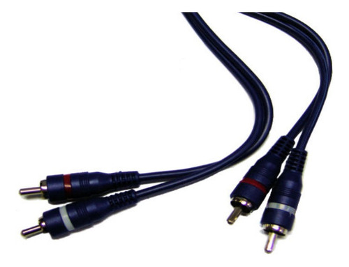 Cable Armado Artekit Linea Blue De 2x2rca 4mts C2x2rca4