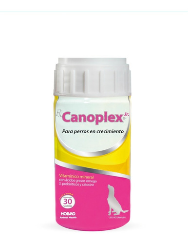 Rx Canoplex Junior Suplemento 30 Tabletas Con Dha Cachorros