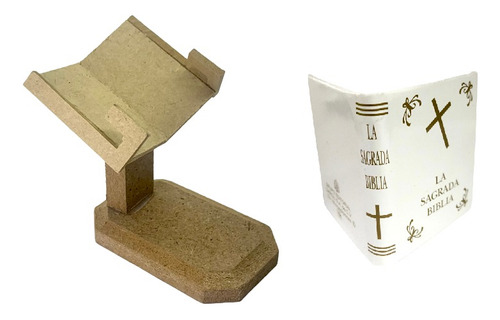 10 Recuerdos: Biblia Mini + Pedestal = Fiesta - Eventos