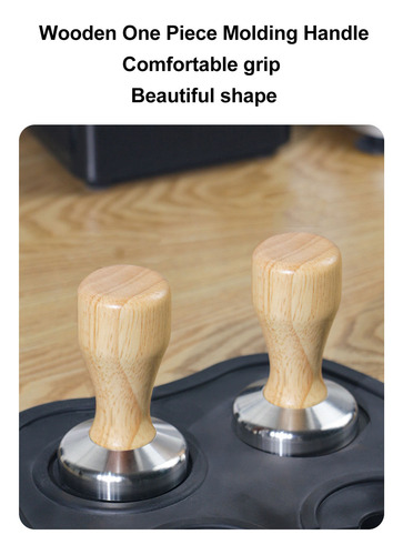 Granos En Polvo Coffee Tamper 304 Con Base De Acero Inoxidab