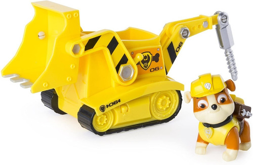 Paw Patrol Figuras Carro + Figura Rubble