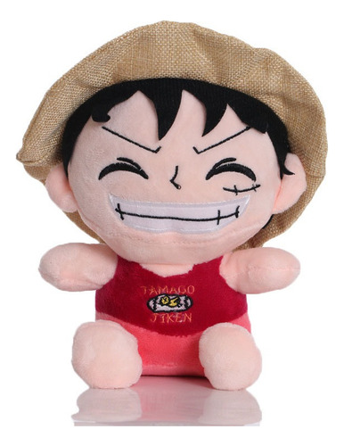 One Piece Monkey D. Luffy Muñeca Peluche Juguete Regalo 20cm