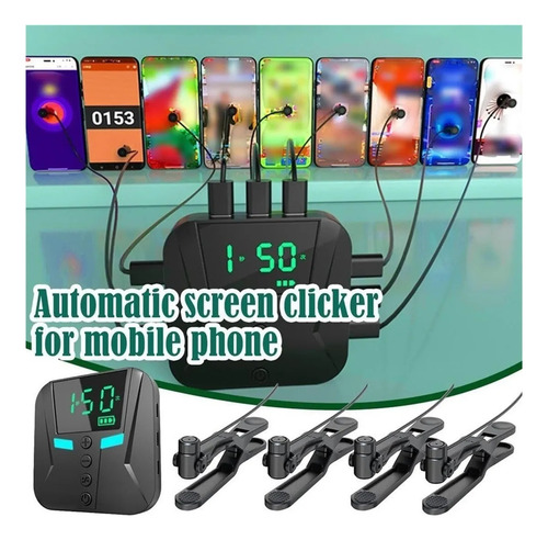 Clicker Automático De 6 Portas - 50 Cliques/segundo Para