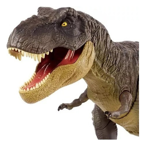 Figura Dinosaurio T-rex Pisa Y Ataca Escape Jurassic World