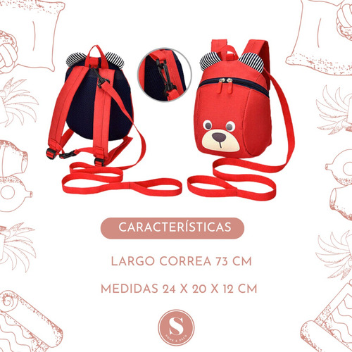 Mochila Anti-pérdida Con Arnés Seguridad Para Niños