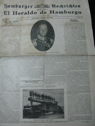 Mercurio Peruano: Periodico Heraldo D Hamburgo 17-5-1916 L92