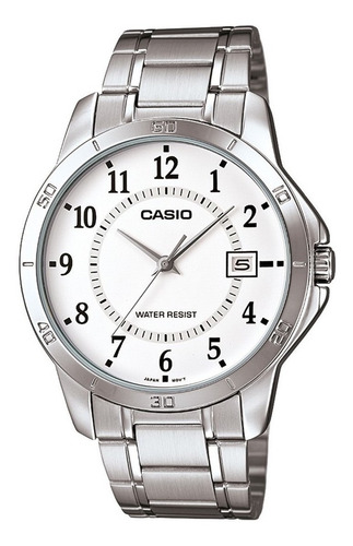 Reloj Casio Caballero Blanca Mtp-v004d-7budf